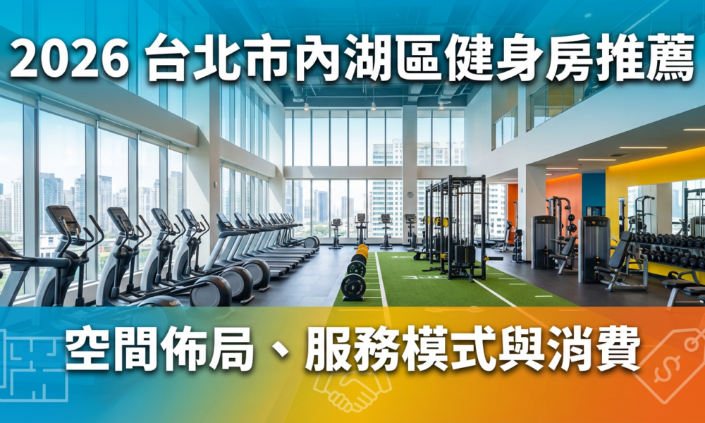 台北內湖區健身房推薦封面