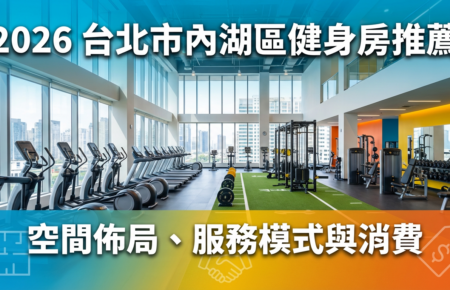 台北內湖區健身房推薦封面
