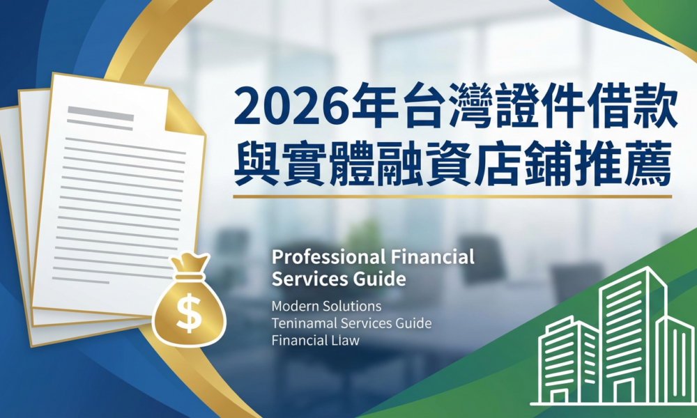 台灣證件借款封面